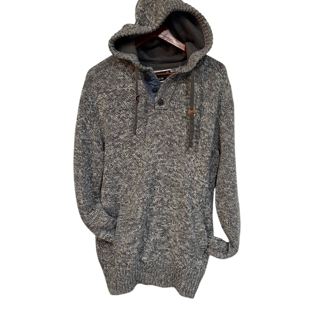 Amnesia Knit‎ Button Hoodie Men's, Winter, Size M